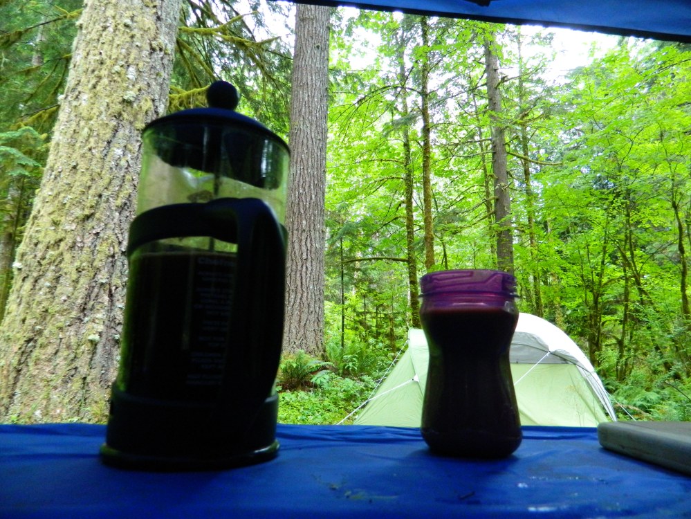 The sippy cup Craig was forced to drink out of after we forgot coffee cups at home.