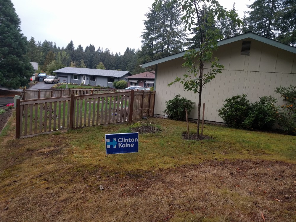 Our home in University Place on a recent rainy afternoon.